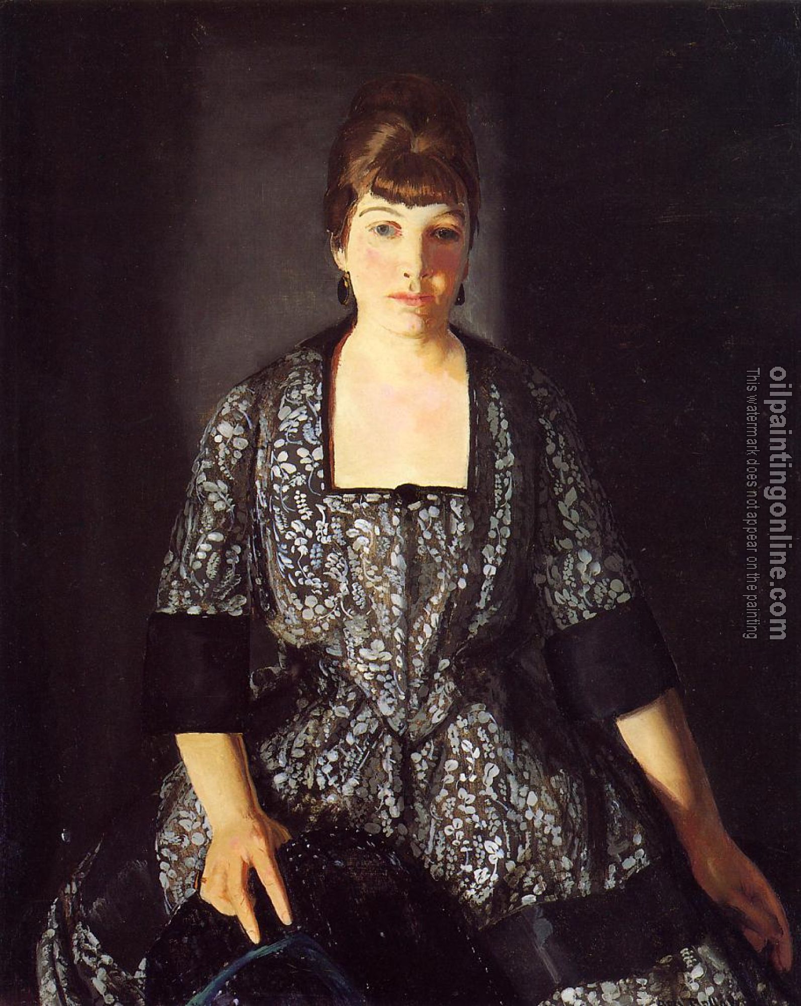 George Wesley Bellows - Emma in the Black Print